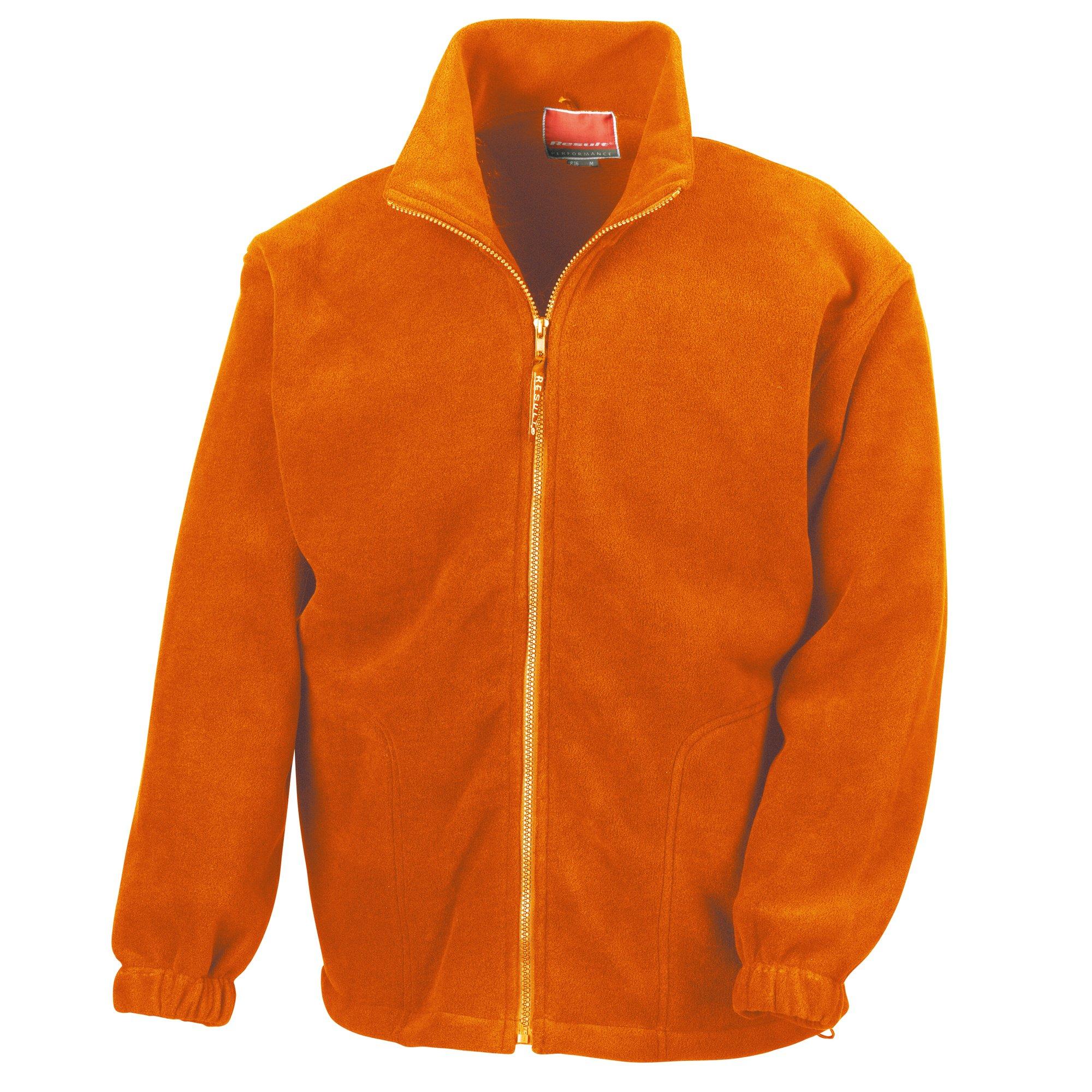 Image of Fleecejacke, Antipilling Herren Orange XXL