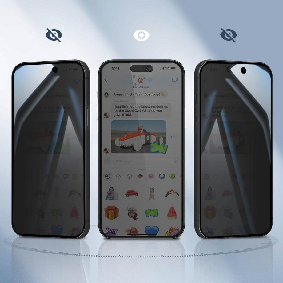 Avizar  Verre Anti-espion iPhone 15 Plus 