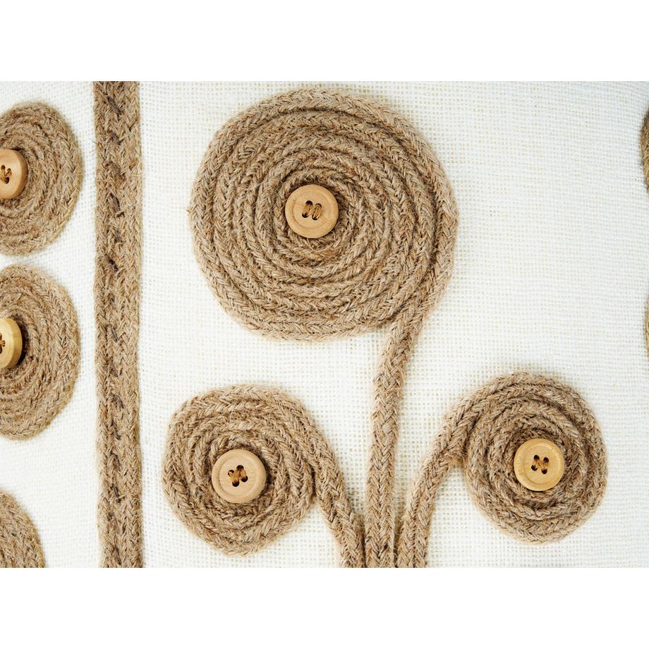Beliani Pouf aus Jute  DIMAN  