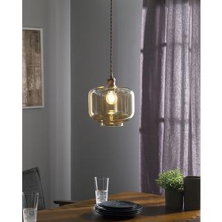 Beliani Lampe suspension en Verre Moderne LANATA  