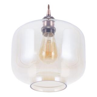 Beliani Lampe suspension en Verre Moderne LANATA  