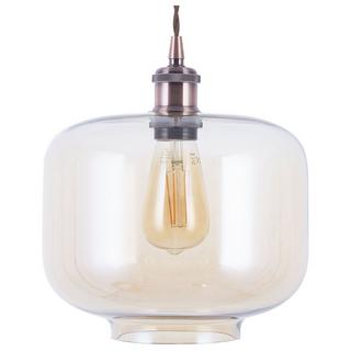 Beliani Lampe suspension en Verre Moderne LANATA  