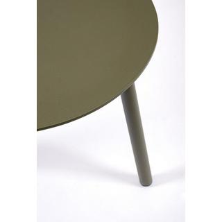 mutoni Table d'appoint de jardin Sparky olive 70x56  