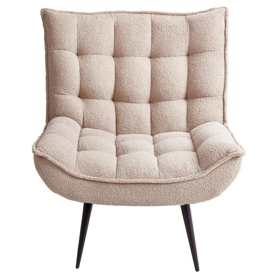 Beliani Sessel aus Bouclé  ALVESTA  