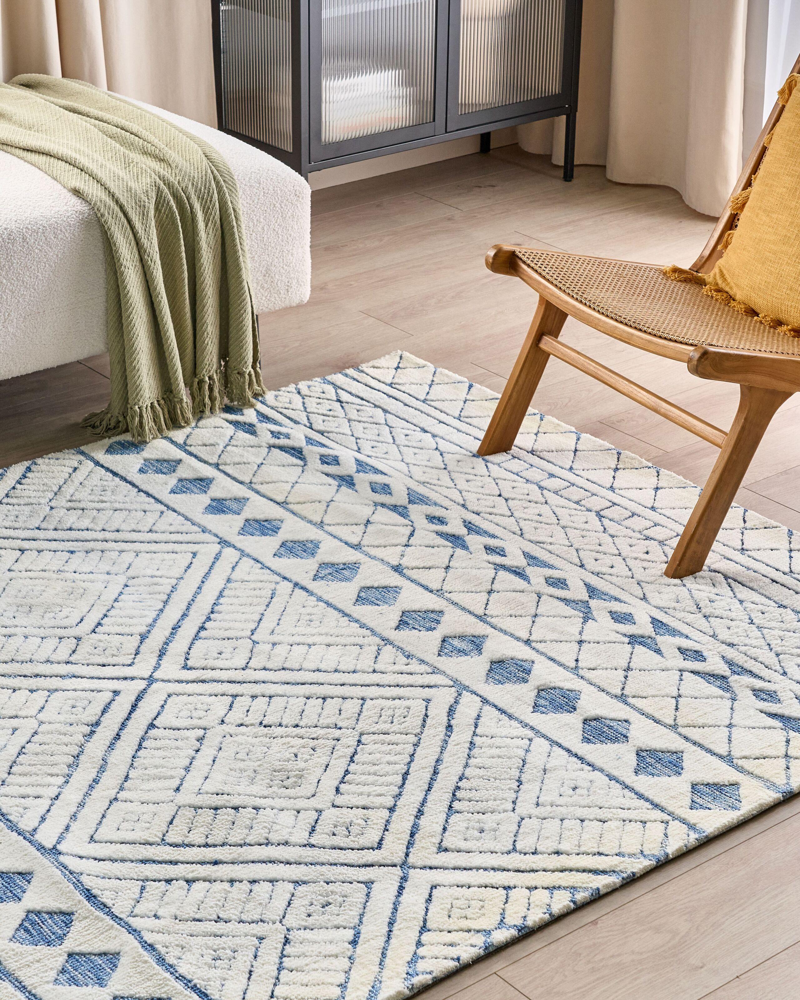 Beliani Tapis en Polyester Boho MARGAND  