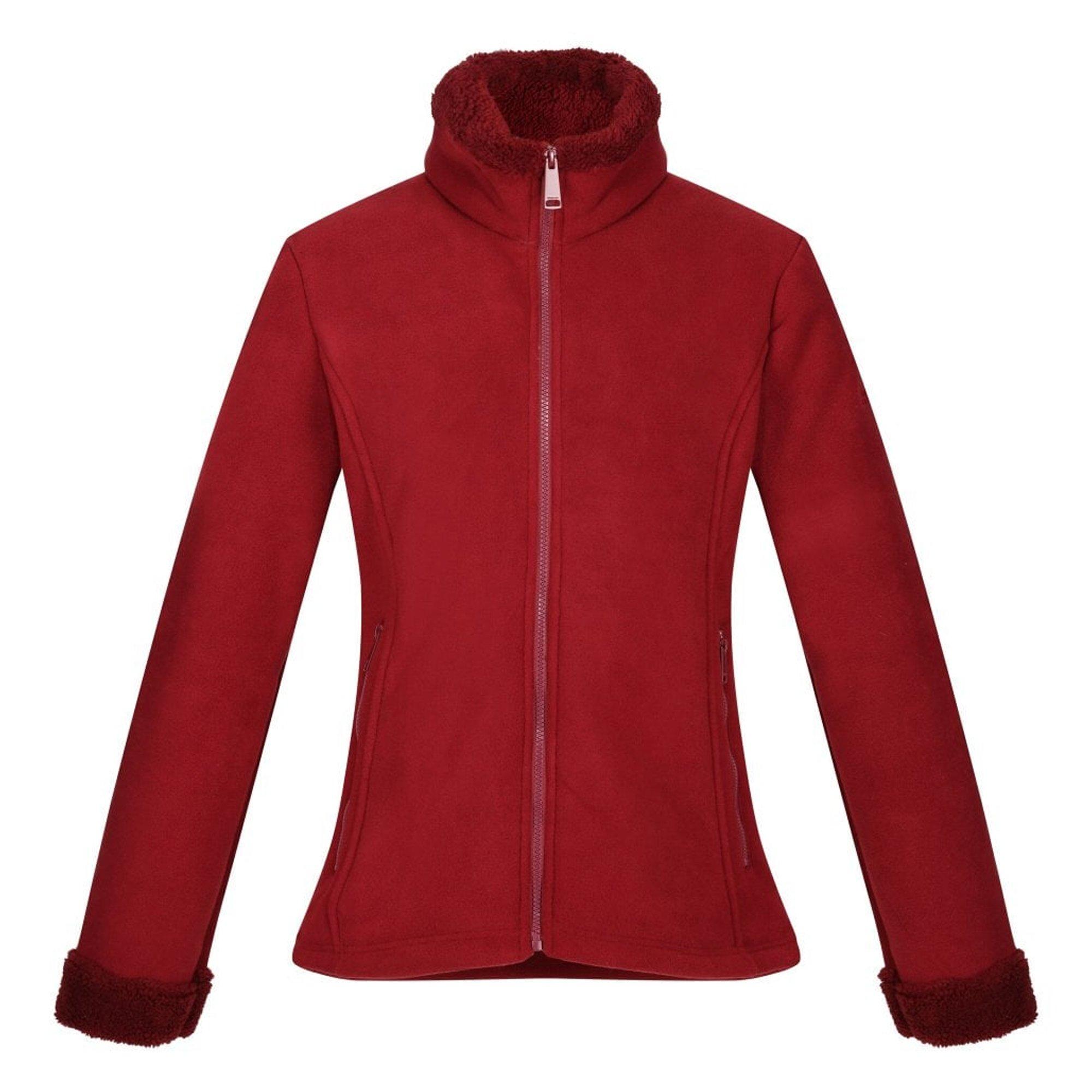 Image of Brandall Fleecejacke Schwer Damen Dunkelrot 36