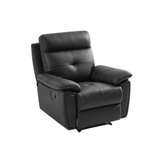 Vente-unique Relaxsessel - Leder - Schwarz - VINETA  