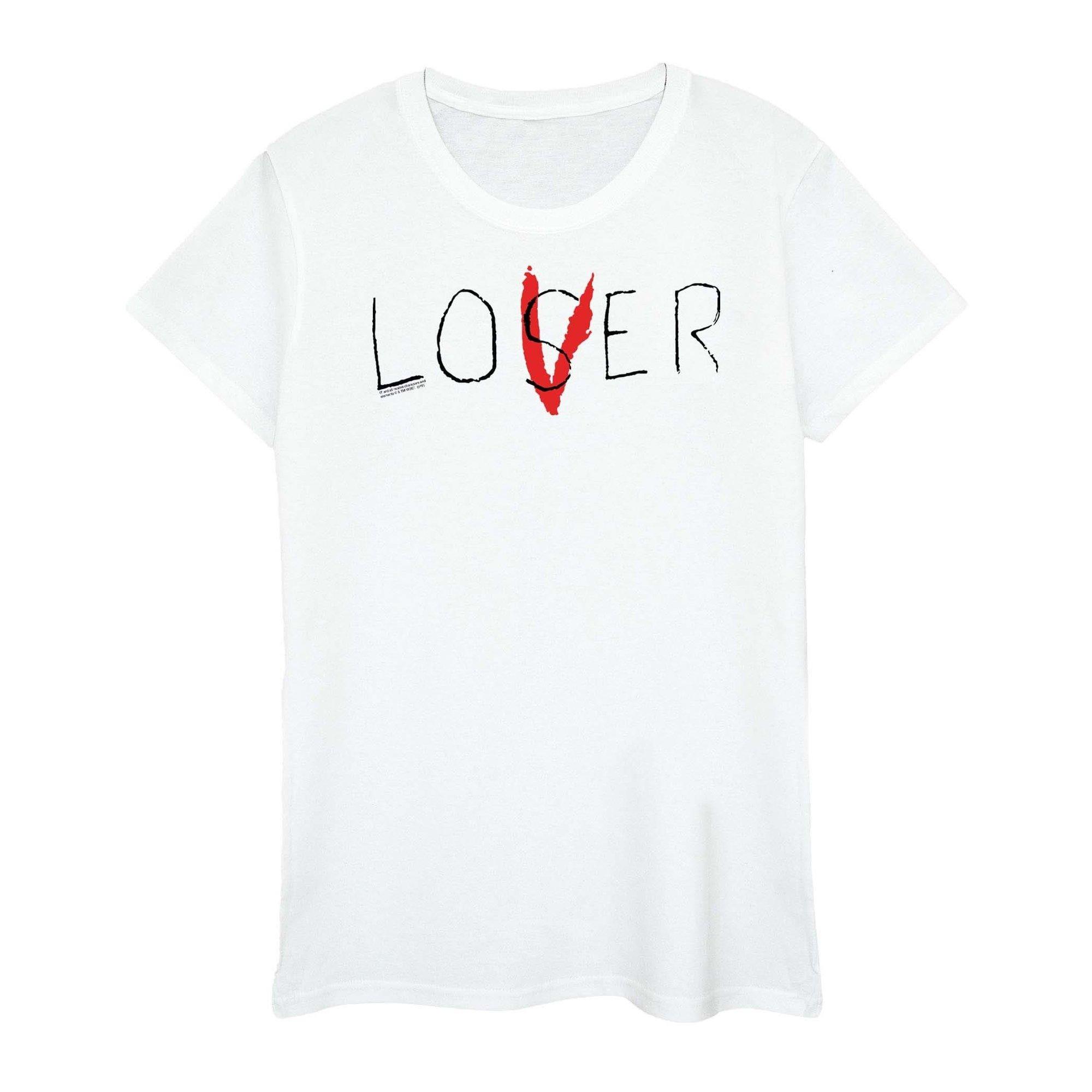 Image of Loser Lover Tshirt Damen Weiss 3XL