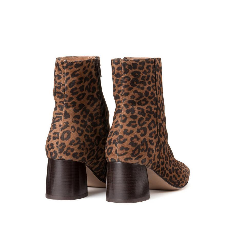 La Redoute Collections Signature Bottes à Talon Bloc Imprimé Léopard  