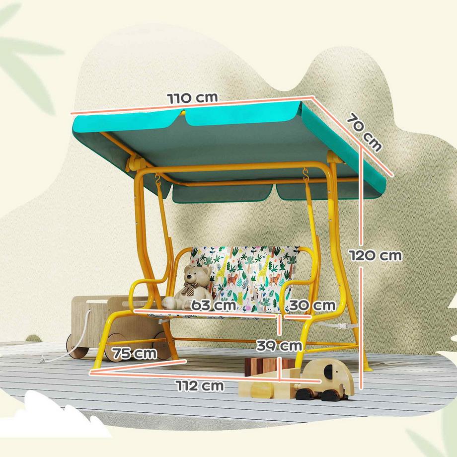 AIYAPLAY Kinder Hollywoodschaukel  