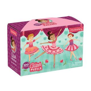 mudpuppy  Ballerinas, Glitter Puzzle 100tlg 