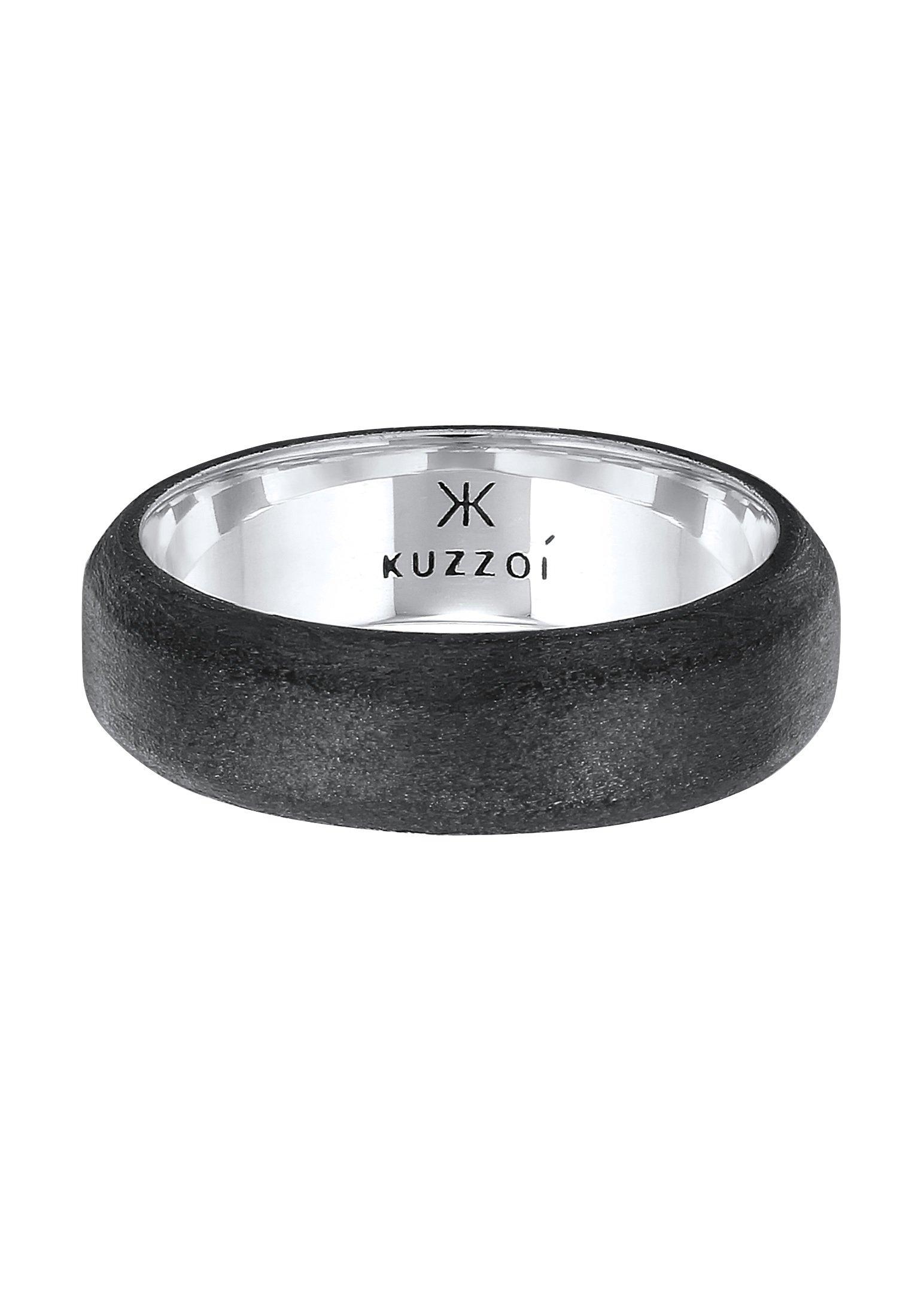 Kuzzoi  Bague Herren Bandring Basic 925 Silber 