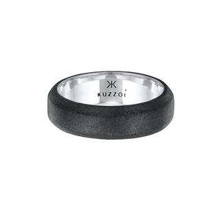 Kuzzoi  Bague Herren Bandring Basic 925 Silber 