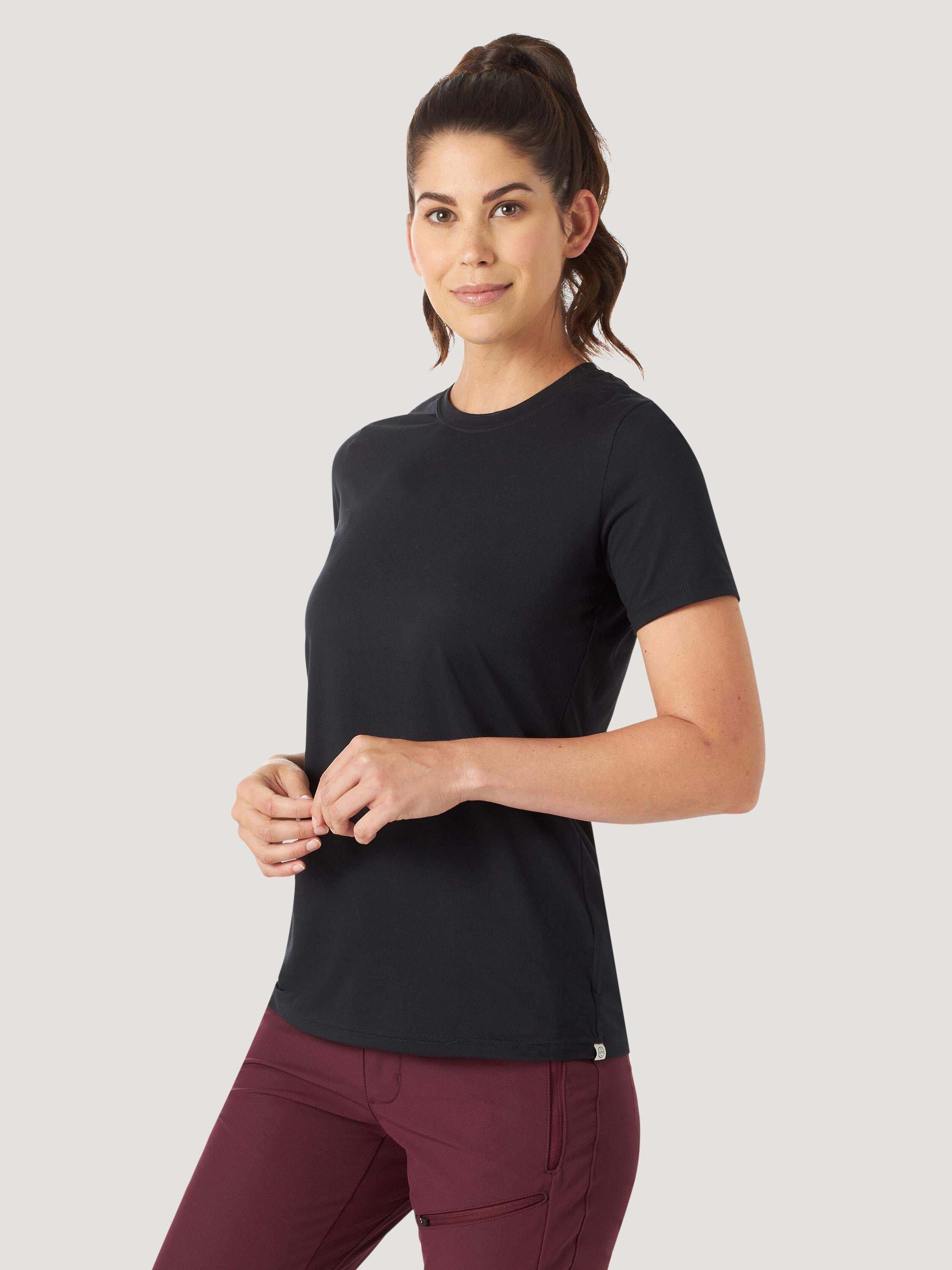 Image of T-shirt All Terrain Gear Performance Tee Damen Schwarz M