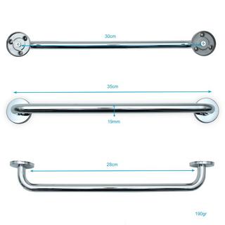 Intirilife Handtuchhalter aus Edelstahl Hochglanzpoliert  