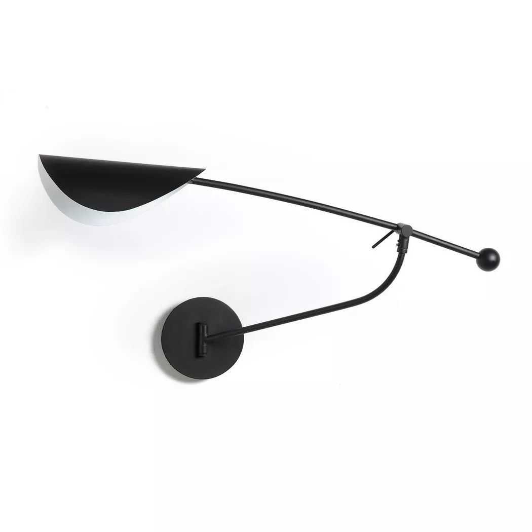 AM.PM – Wandleuchte Funambule mit 1 Arm, One Size, Schwarz