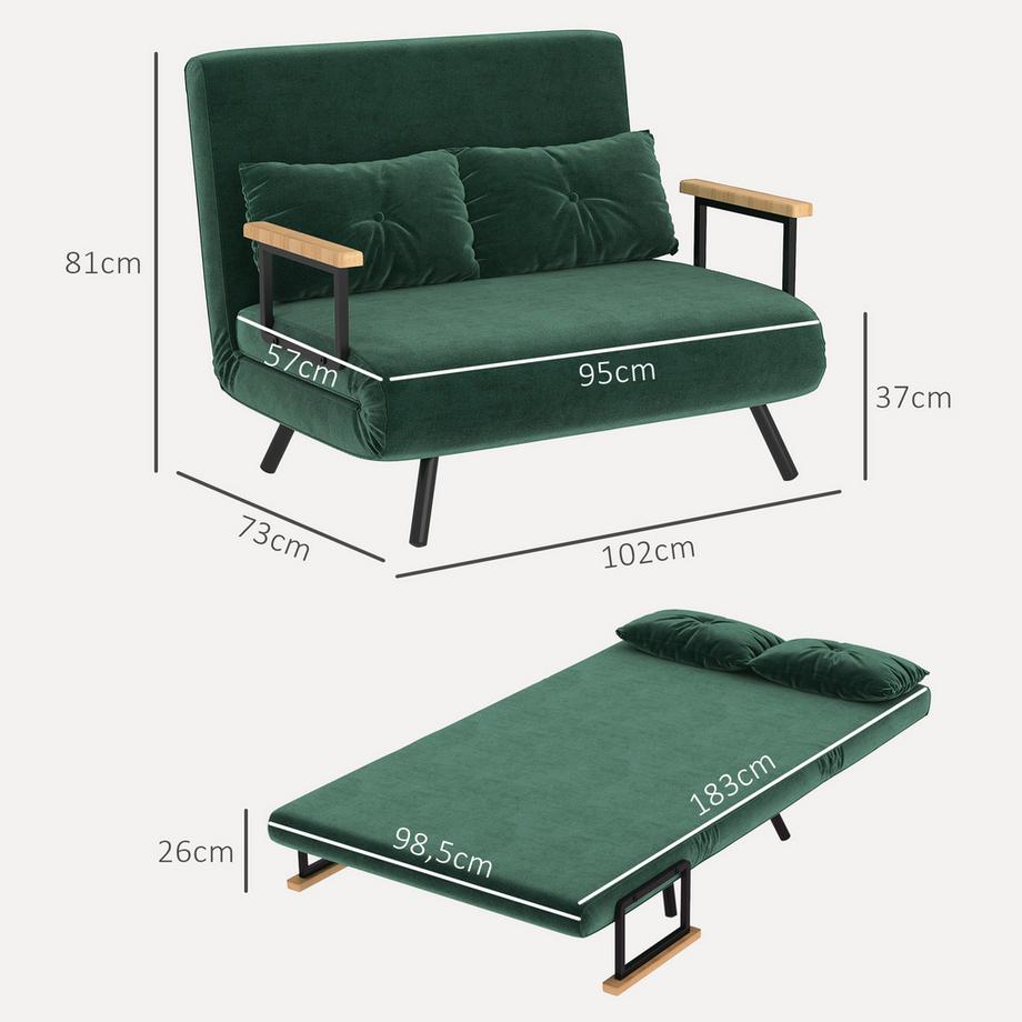 HOMCOM Schlafsofa  