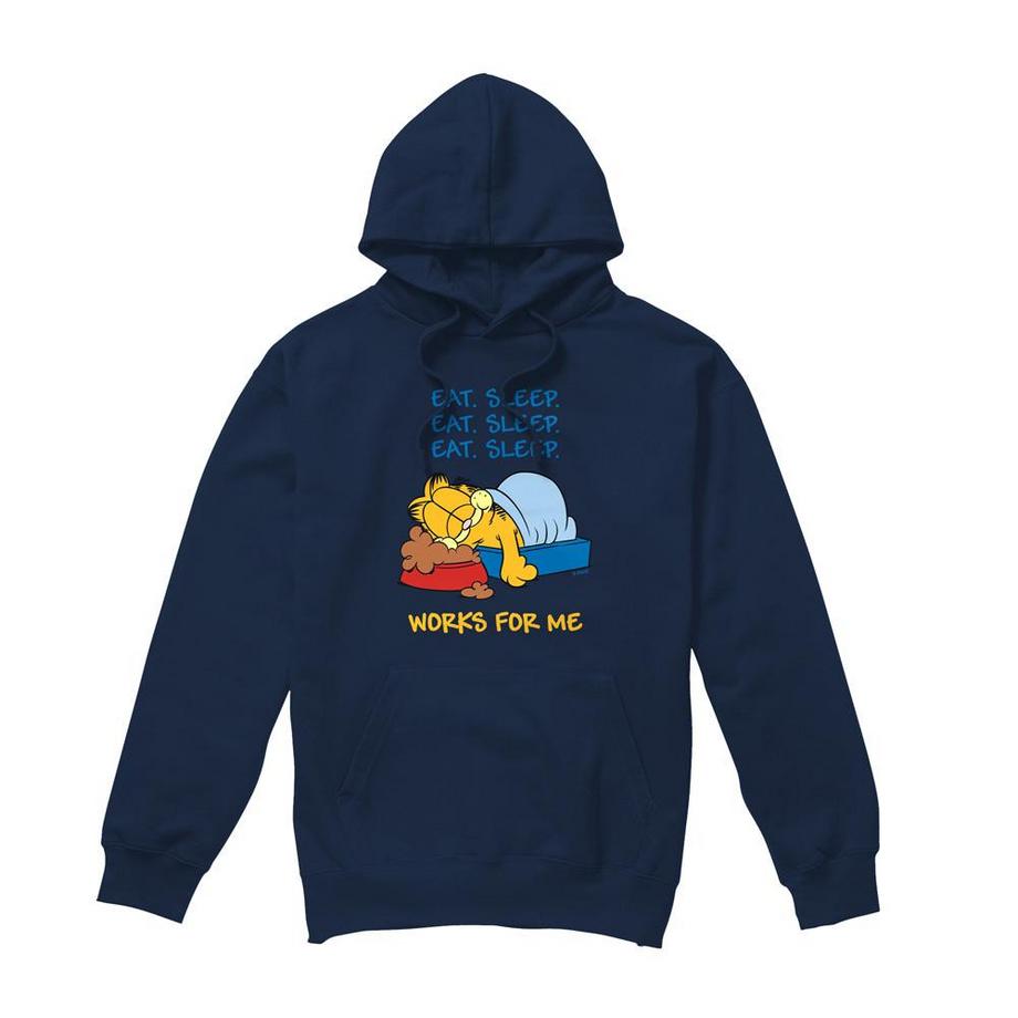 Garfield Works For Me Sweat à Capuche  