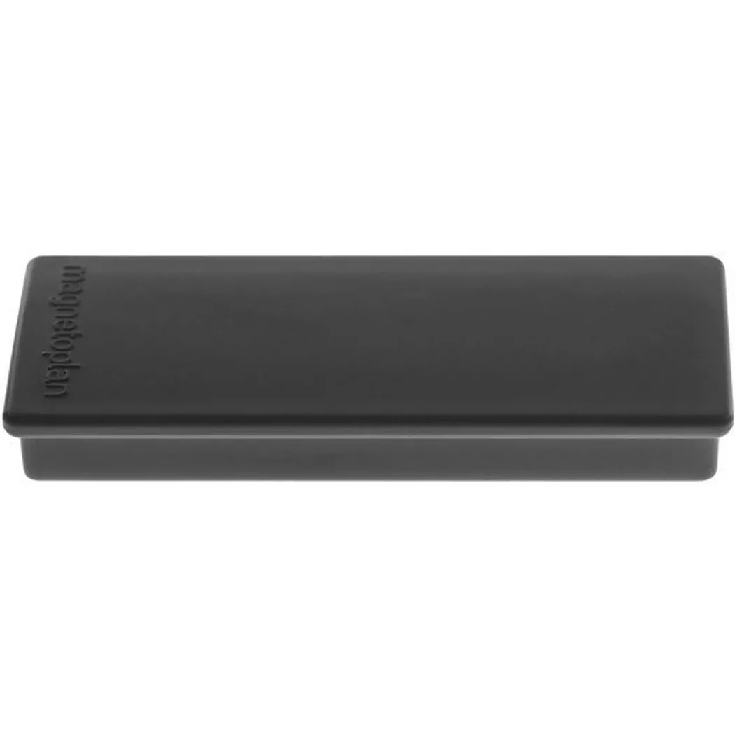 magnetoplan -  Rechteck-Magnethalter schwarz 10 Stk., Noir