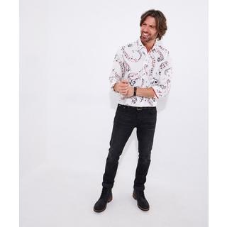 Joe Browns Langarmhemd Musiknoten-Print  