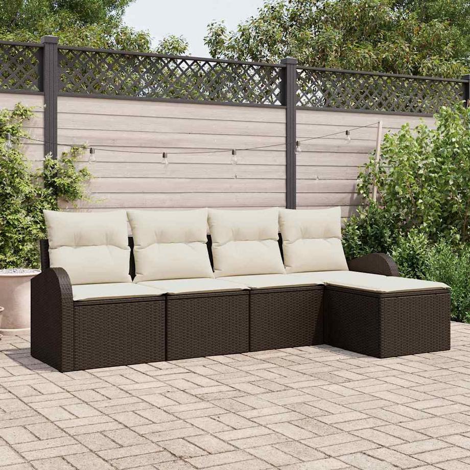 VidaXL Divano da giardino Polyrattan  