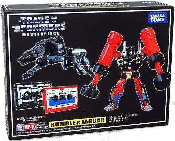 Takara Tomy  Transformers Japanese Masterpiece Collection Rumble & Jaguar Action Figure Set MP-15 [Ravage] 