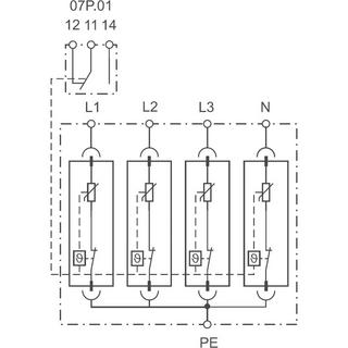 Finder  Überspannungsableiter Typ 2 Serie 7P 