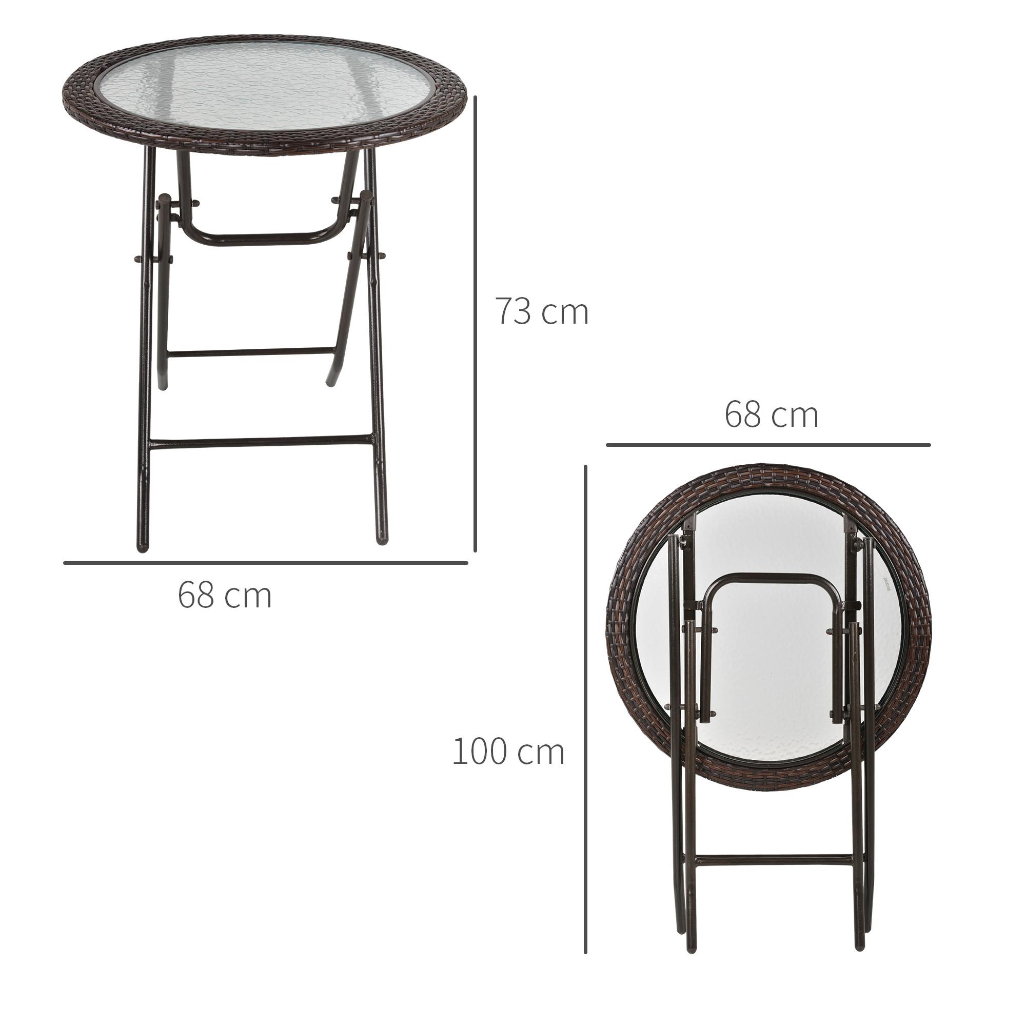 Outsunny Table à manger  