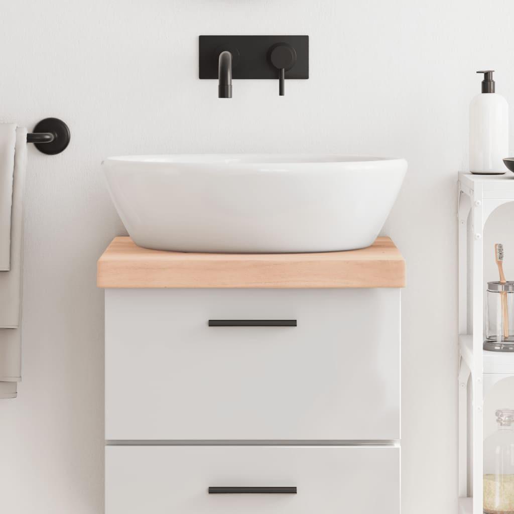 VidaXL  Comptoir de salle de bain bois de chêne 