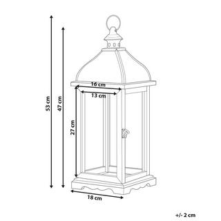Beliani  Lanterne en Métal Traditionnel SAMAR 