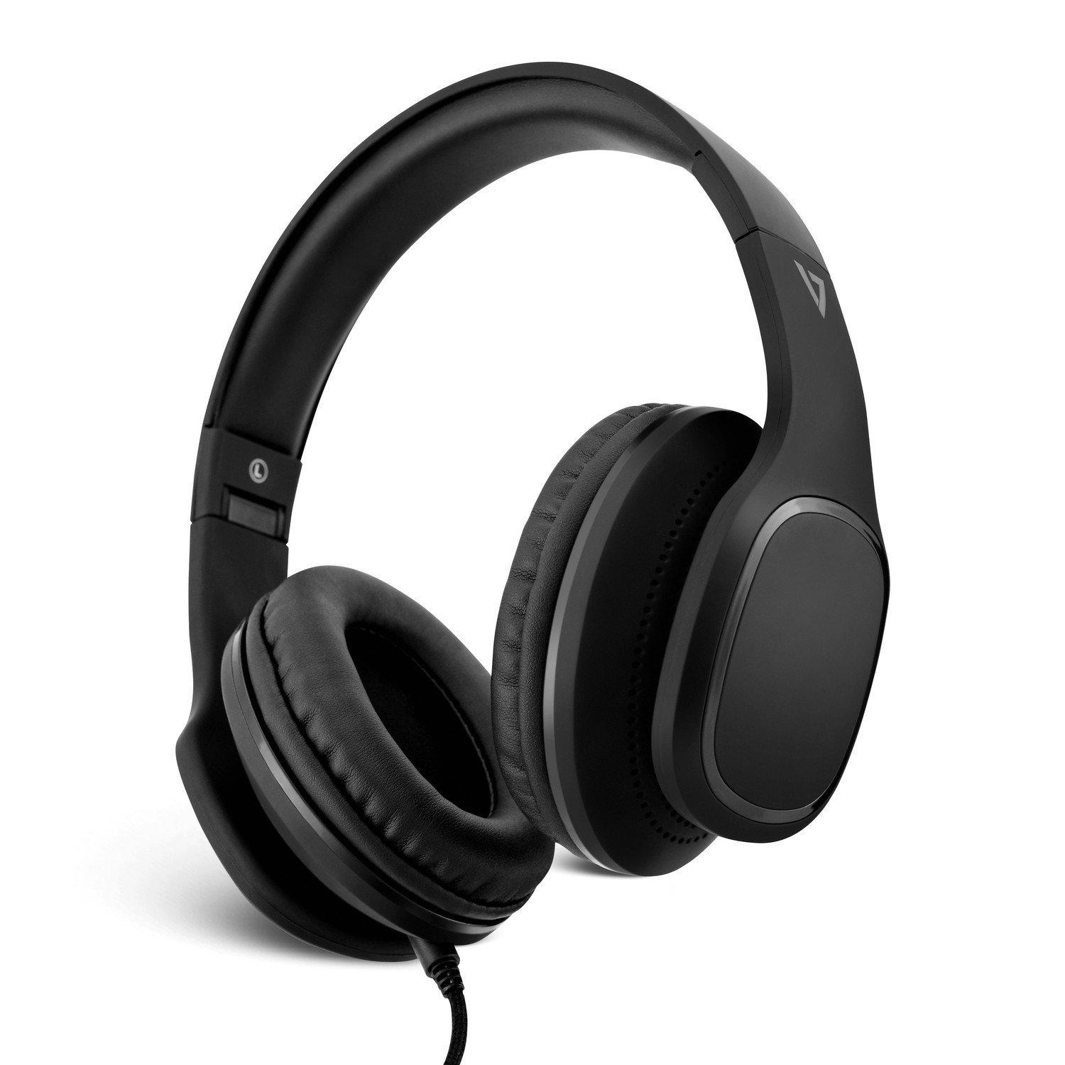 V7  V7 Cuffie over-ear con microfono - Nere 