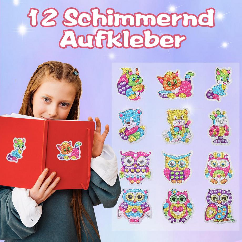 Activity-board  Basteln für Kinder - DIY-Diamantenmalerei - Diamantenmalerei nach Zahlen Kunstsets 