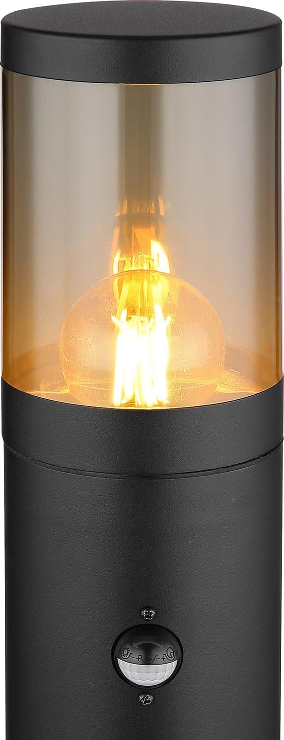 mutoni Lampada da esterno Xeloo acciaio inox nero opaco 140 1xE27  