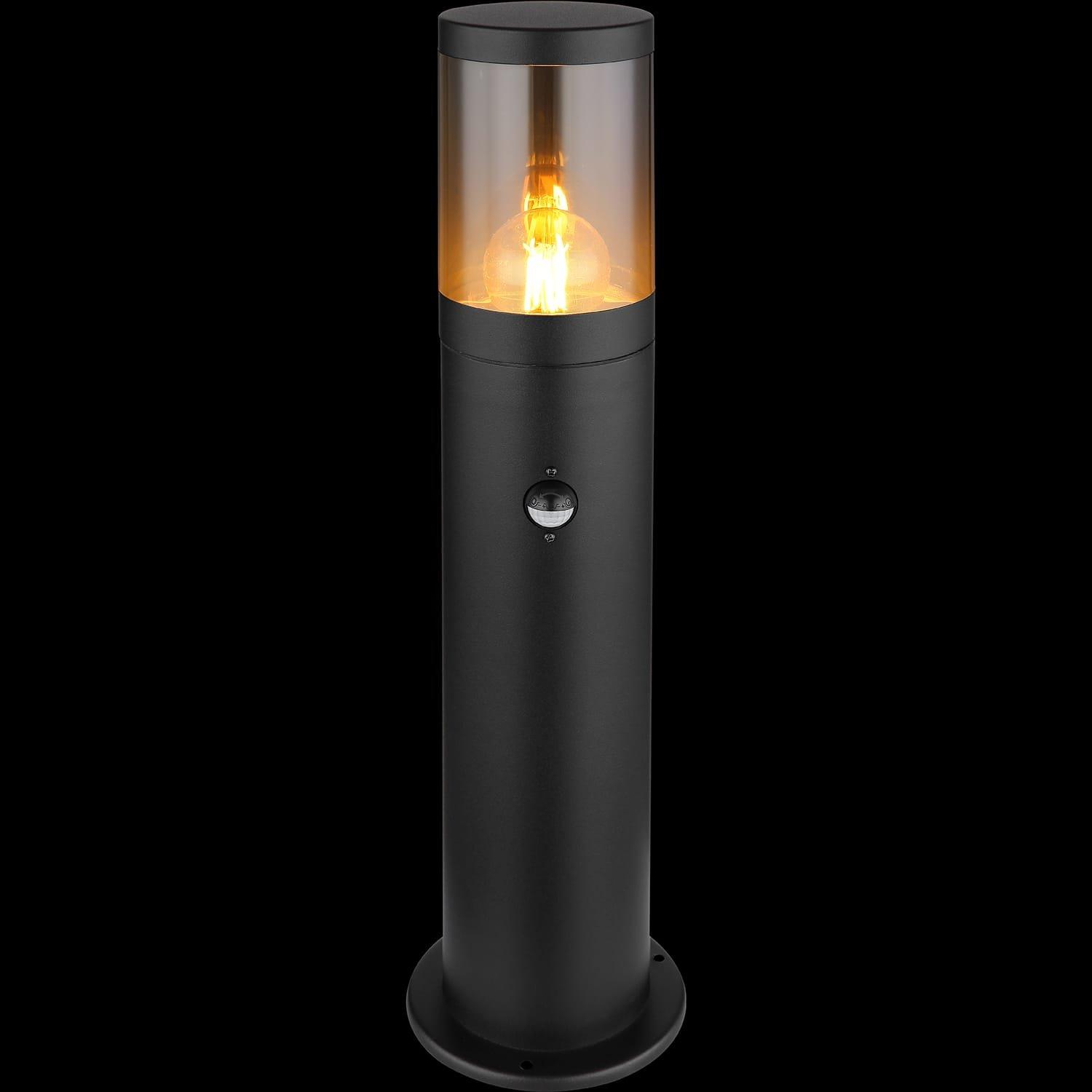 mutoni Lampada da esterno Xeloo acciaio inox nero opaco 140 1xE27  