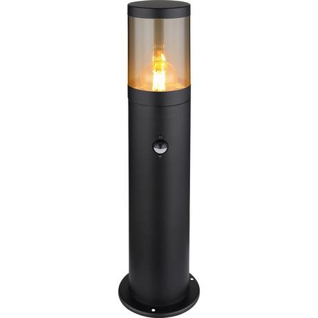 mutoni Lampada da esterno Xeloo acciaio inox nero opaco 140 1xE27  