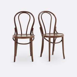 La Redoute Intérieurs Lot de 2 chaises style bistrot  