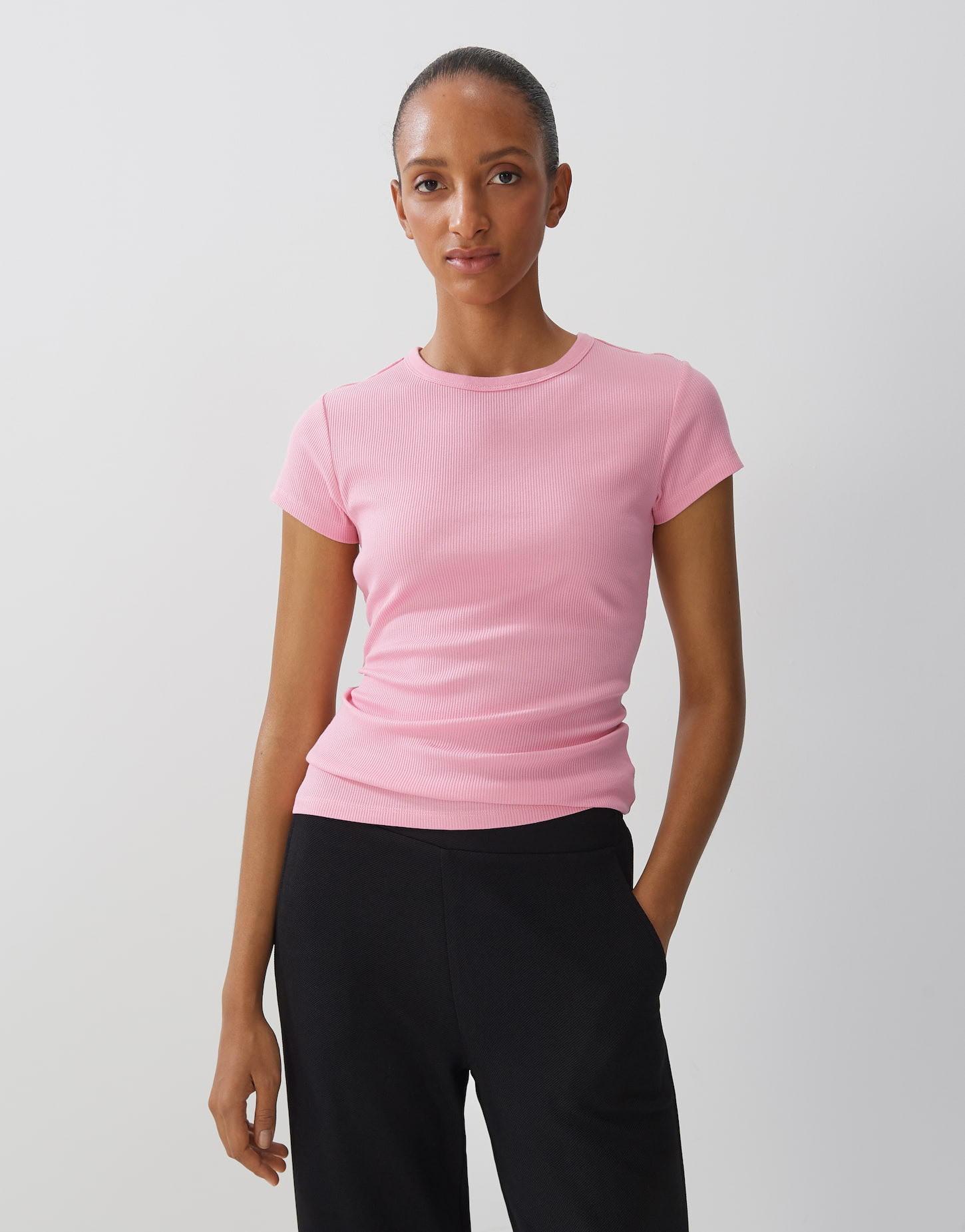 Image of Shirt Kleoh Figurbetont Damen Hellrosa 40