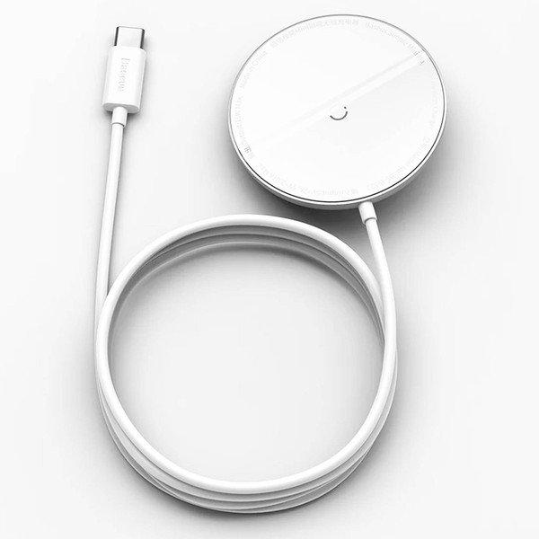 Baseus  Charge induction MagSafe Baseus Blanc 