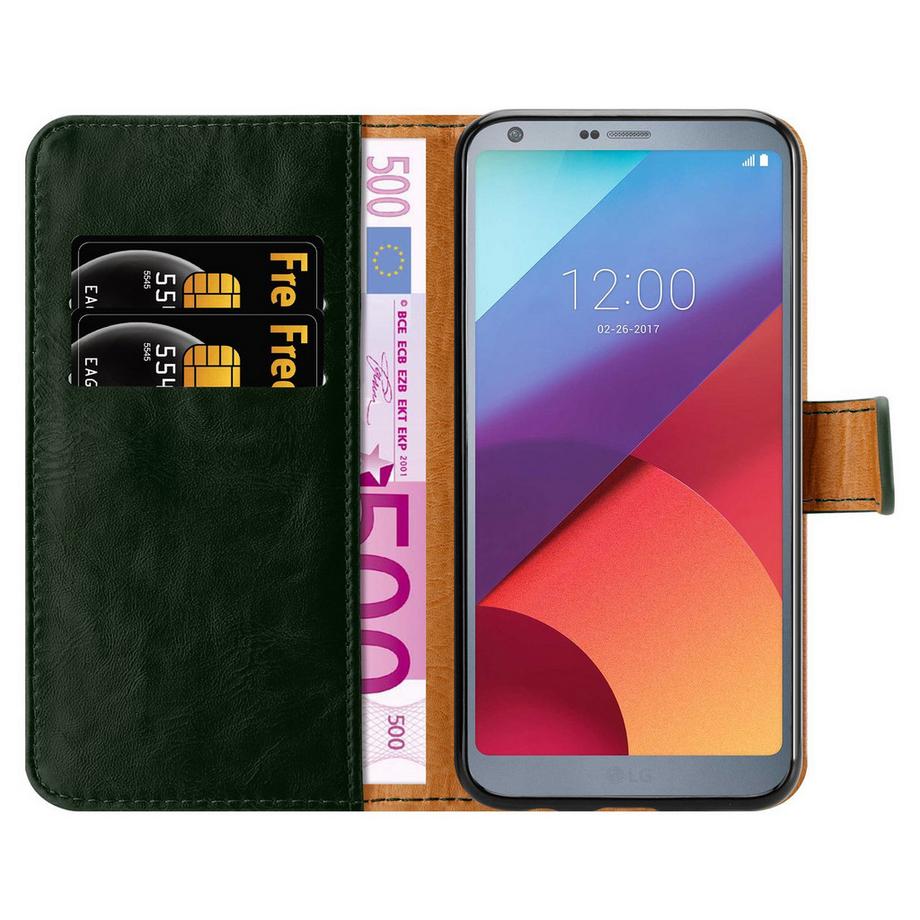 Cadorabo  Housse compatible avec LG G6 - Coque de protection avec fermeture magnétique, fonction de support et compartiment pour carte 