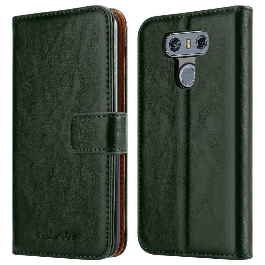 Cadorabo  Housse compatible avec LG G6 - Coque de protection avec fermeture magnétique, fonction de support et compartiment pour carte 