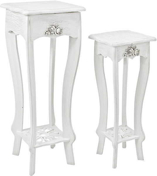 Image of Beistelltisch weiss (2er Set) Beistelltisch weiss (2er Set)