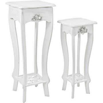 Tavolino bianco (set di 2)