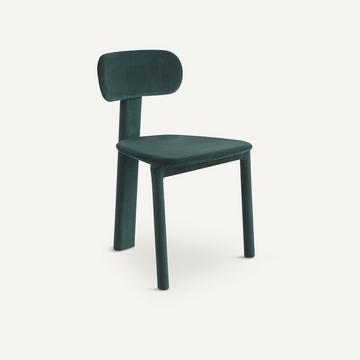 Chaise gainée de velours