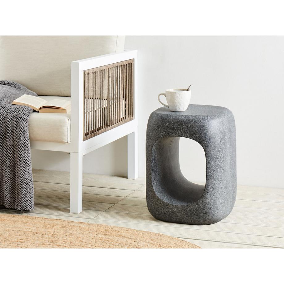 Beliani Beistelltisch aus Leichtbeton (MgO) Modern PELMO  