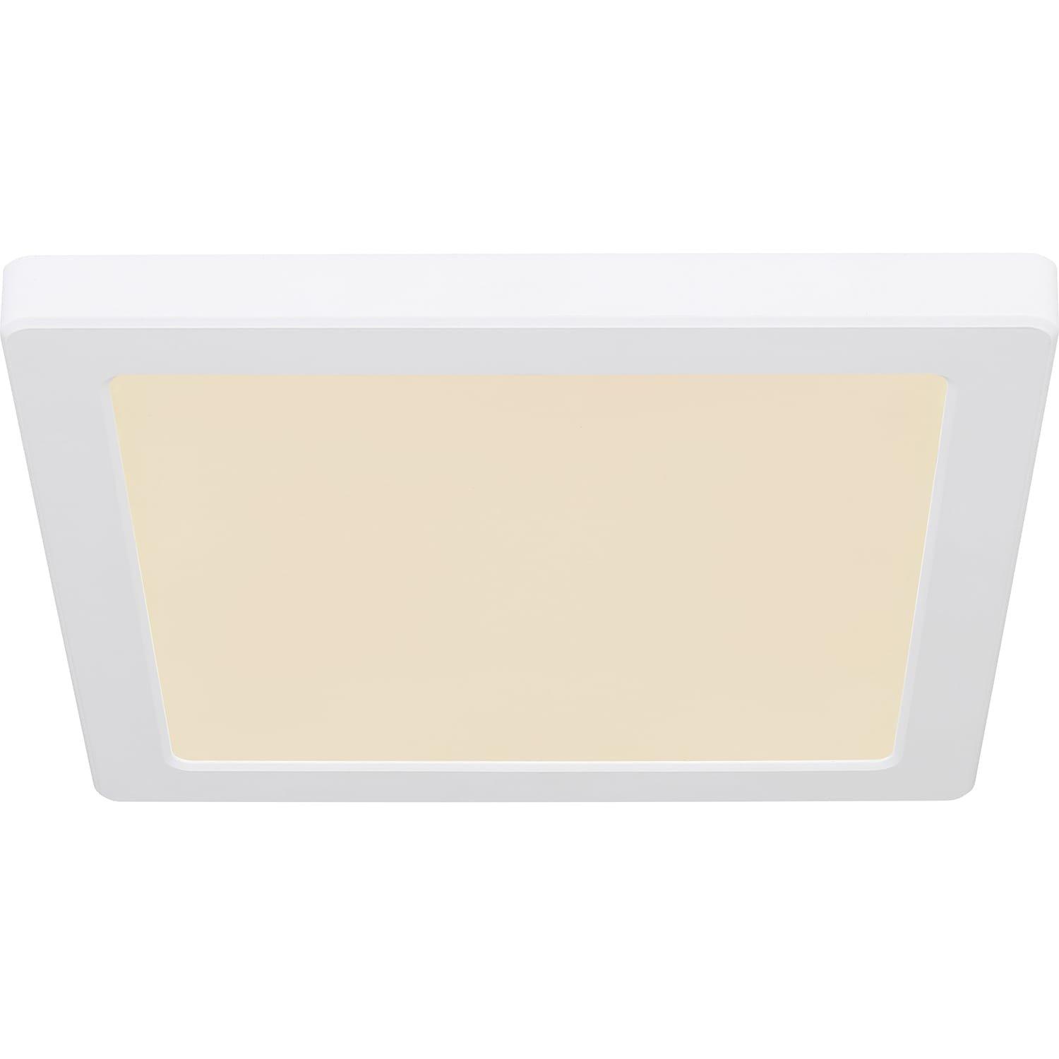 mutoni Plafonnier Lasse plastique blanc LED 22x22  