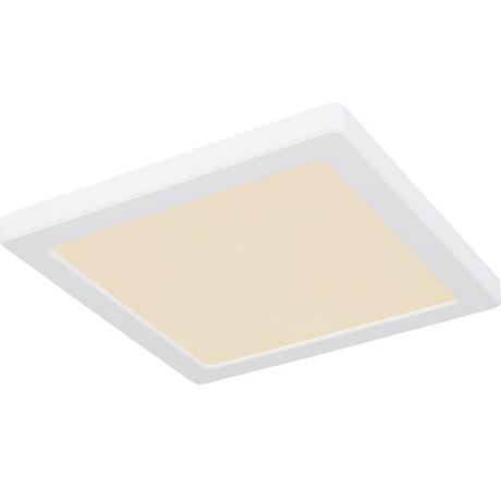 mutoni Plafonnier Lasse plastique blanc LED 22x22  