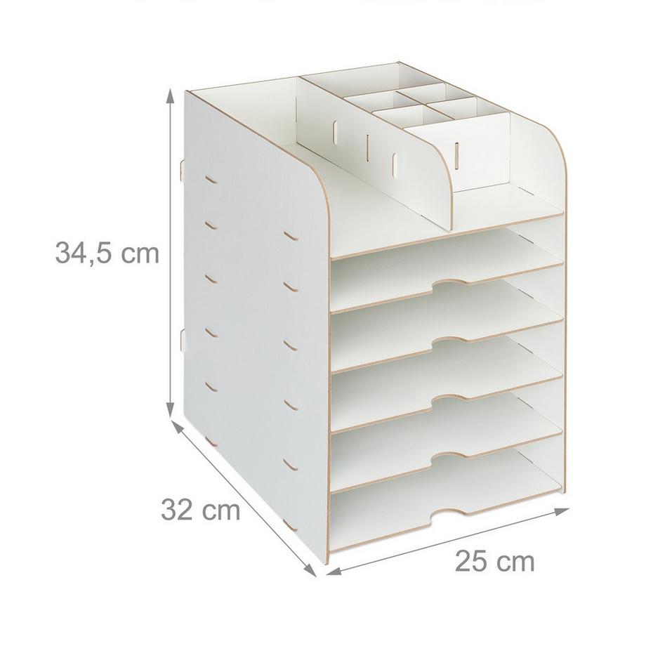 B2X Organiseur de bureau avec compartiment de rangement  