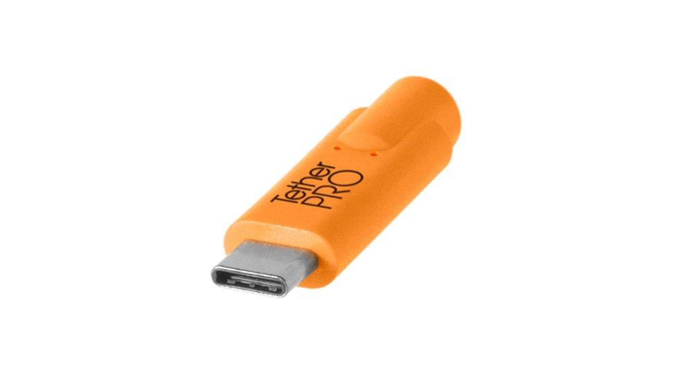 Tether Tools  Tether Tools CUC10-ORG USB Kabel 3 m USB 3.2 Gen 1 (3.1 Gen 1) USB C Orange 