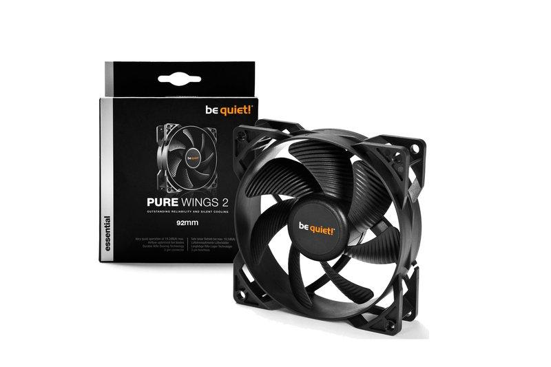 BE QUIET!  ! PURE WINGS 2, 92mm Computergehäuse Ventilator 9,2 cm Schwarz 