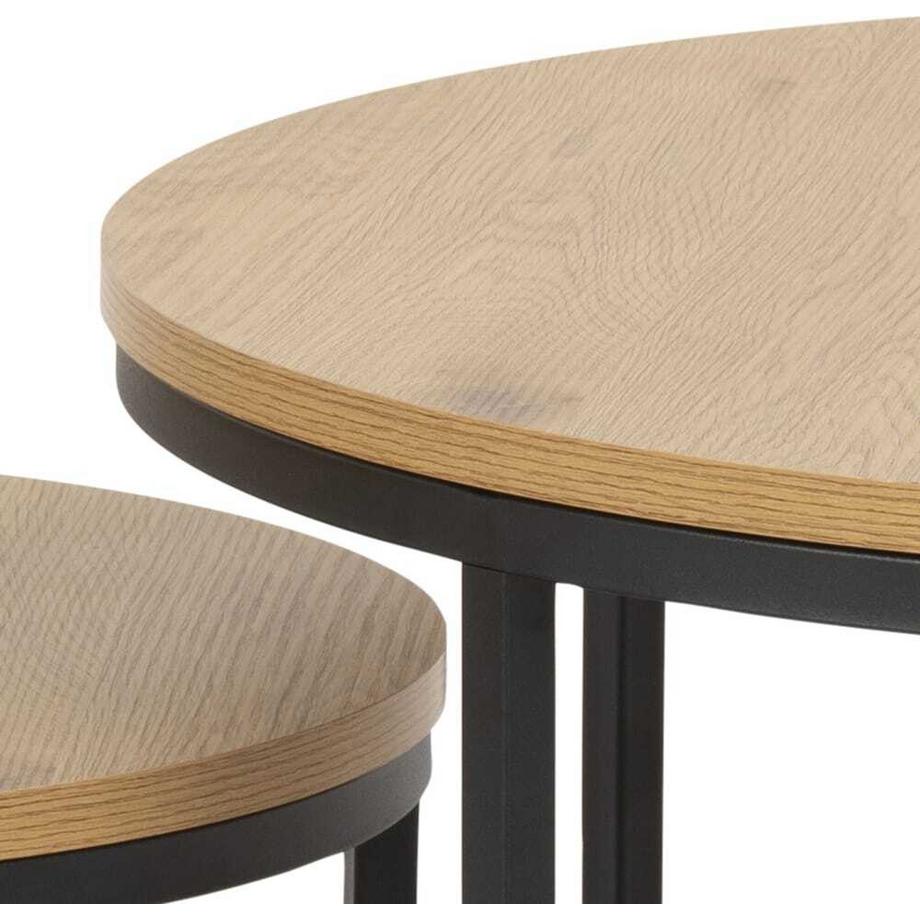 mutoni Couchtischsatz matt 80x44.5 (2er-Set)  